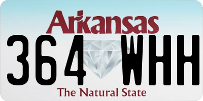 AR license plate 364WHH