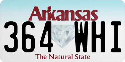 AR license plate 364WHI