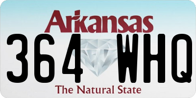 AR license plate 364WHQ