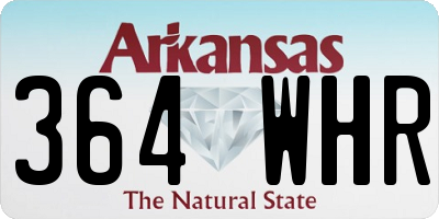 AR license plate 364WHR