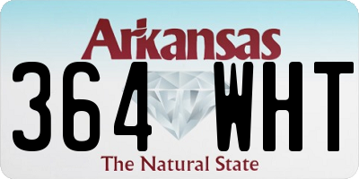 AR license plate 364WHT