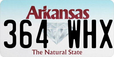 AR license plate 364WHX