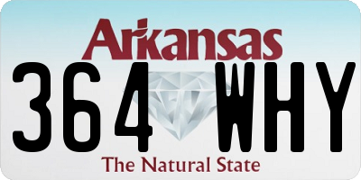 AR license plate 364WHY