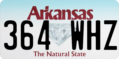 AR license plate 364WHZ