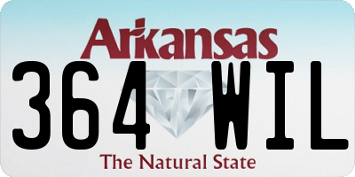 AR license plate 364WIL