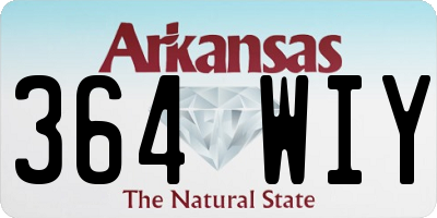 AR license plate 364WIY