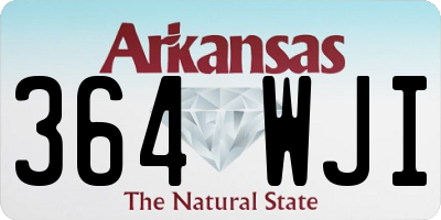 AR license plate 364WJI
