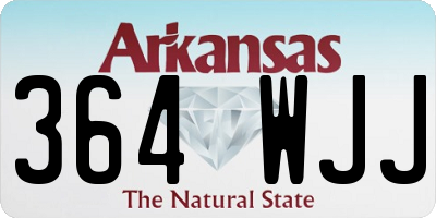 AR license plate 364WJJ
