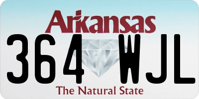 AR license plate 364WJL