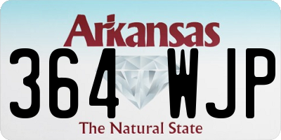 AR license plate 364WJP