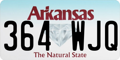 AR license plate 364WJQ