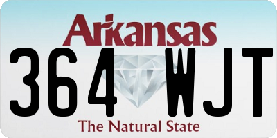 AR license plate 364WJT