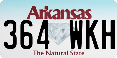 AR license plate 364WKH