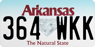 AR license plate 364WKK