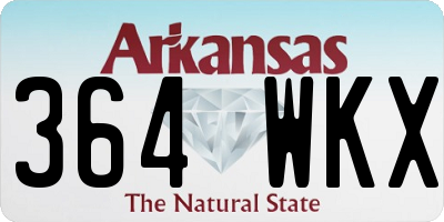 AR license plate 364WKX