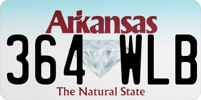 AR license plate 364WLB