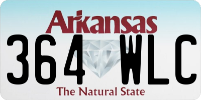 AR license plate 364WLC