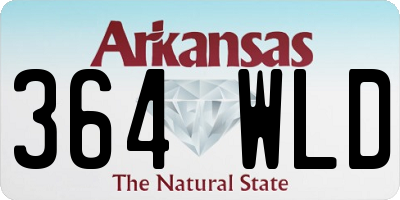 AR license plate 364WLD