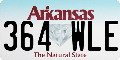 AR license plate 364WLE