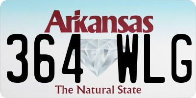 AR license plate 364WLG