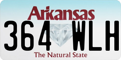 AR license plate 364WLH