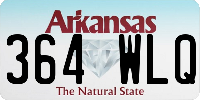 AR license plate 364WLQ