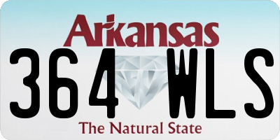 AR license plate 364WLS