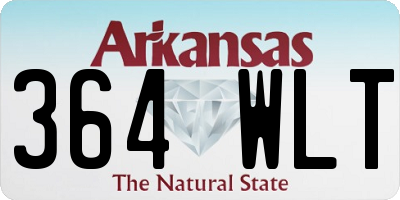 AR license plate 364WLT