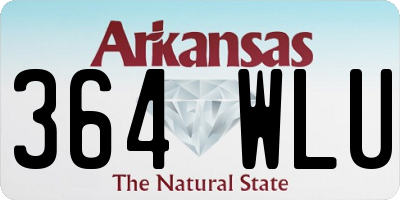 AR license plate 364WLU