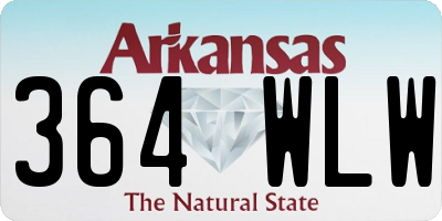 AR license plate 364WLW