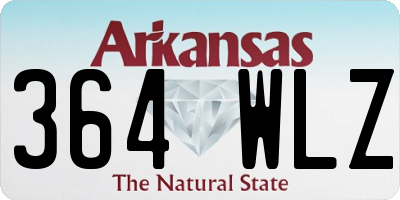 AR license plate 364WLZ