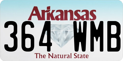 AR license plate 364WMB