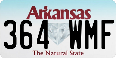 AR license plate 364WMF