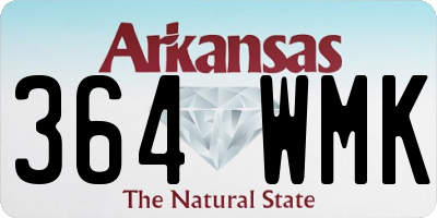 AR license plate 364WMK