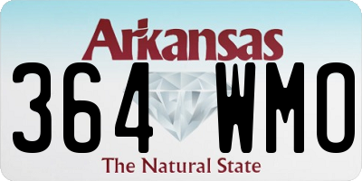 AR license plate 364WMO