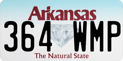 AR license plate 364WMP