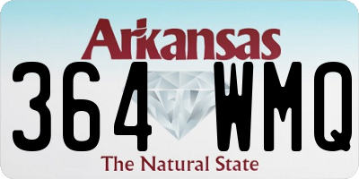 AR license plate 364WMQ