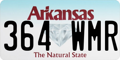 AR license plate 364WMR