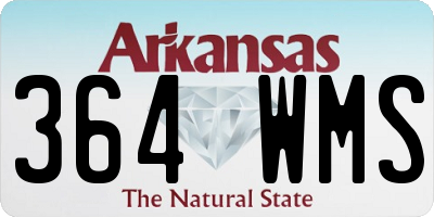 AR license plate 364WMS