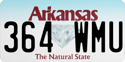 AR license plate 364WMU