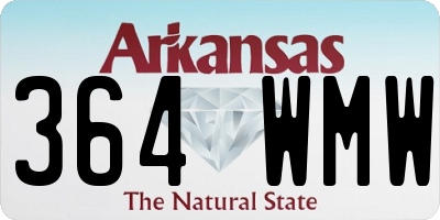 AR license plate 364WMW