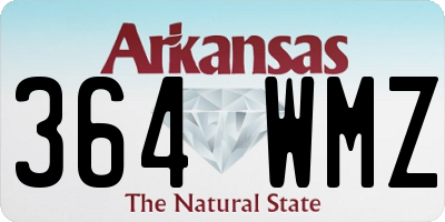 AR license plate 364WMZ