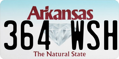 AR license plate 364WSH