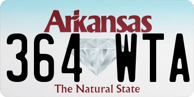 AR license plate 364WTA