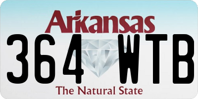 AR license plate 364WTB