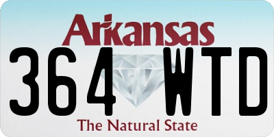 AR license plate 364WTD