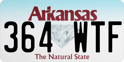 AR license plate 364WTF