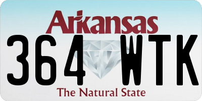 AR license plate 364WTK