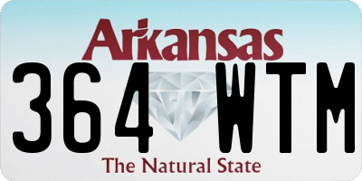 AR license plate 364WTM