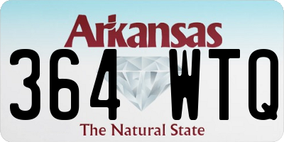 AR license plate 364WTQ